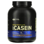 Gold Standard® 100% Casein, казеин, со вкусом шоколада, 1,8 кг (3,97 фунта) — Optimum Nutrition