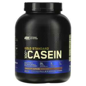 Gold Standard® 100% Casein, казеин, со вкусом шоколада, 1,8 кг (3,97 фунта) — Optimum Nutrition