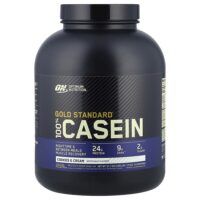 Gold Standard®, 100% казеин, печенье и сливки, 1,75 кг (3,85 фунта) — Optimum Nutrition