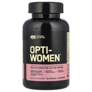 Opti-Women®, мультивитаминная добавка для активных женщин, 60 капсул — Optimum Nutrition