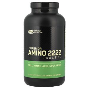 Superior Amino 2222 Tabs, 320 таблеток — Optimum Nutrition