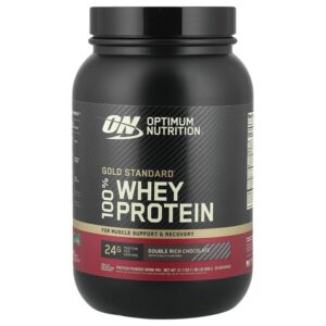 Gold Standard® 100% сывороточный протеин, со вкусом двойного шоколада, 899 кг (1,98 фунта) — Optimum Nutrition