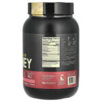 Gold Standard, 100% Whey, со вкусом клубники, 907 г (2 фунта) — Optimum Nutrition — изображение 2