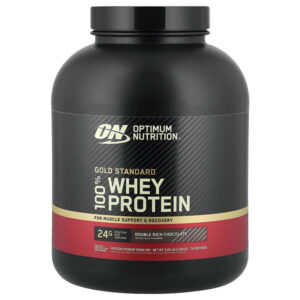 Gold Standard® 100% сывороточный протеин, со вкусом двойного шоколада, 2,29 кг (5,05 фунта) — Optimum Nutrition