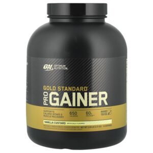 Gold Standard® Pro Gainer, со вкусом ванильного заварного крема, 2,31 кг (5,09 фунта) — Optimum Nutrition