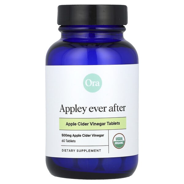 ora00741_v_40.jpg Appley Ever After, яблочный уксус, 60 таблеток — Ora