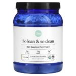 So Lean & So Clean, ежедневный растительный протеин из суперфудов, со вкусом ванильного и чая, 600 г (21,2 унции) — Ora