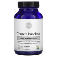 You're a Knockout, добавка для улучшения качества сна и стресса, 60 капсул — Ora
