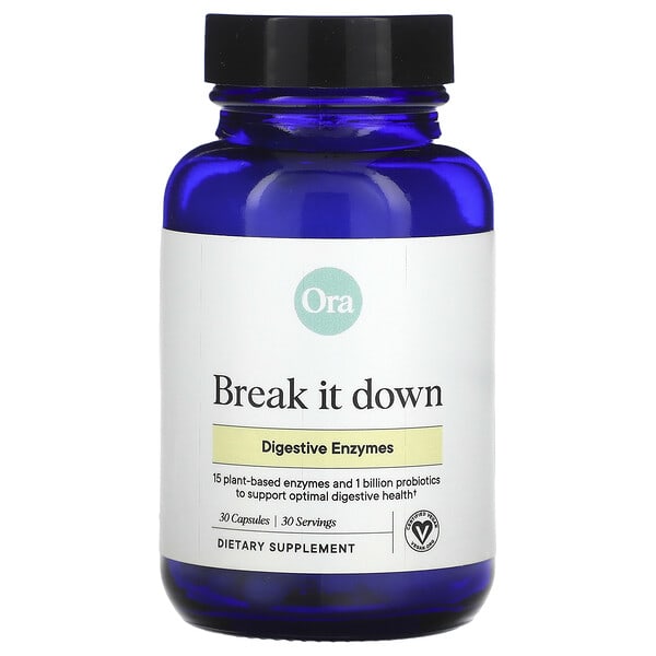 ora72519_v_8.jpg Break It Down, пищеварительные ферменты, 30 капсул — Ora