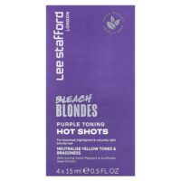 Bleach Blondes, Hot Shot, фиолетовый тон, 4 пакетика, 15 мл (0,5 жидк. унции) — Lee Stafford