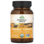 Turmeric Formula, куркума, поддержка подвижности и здоровья суставов, 90 растительных капсул — Organic India