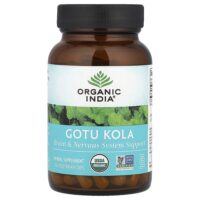 Готу кола, 90 вегетарианских капсул (350 мг на капсулу) — Organic India
