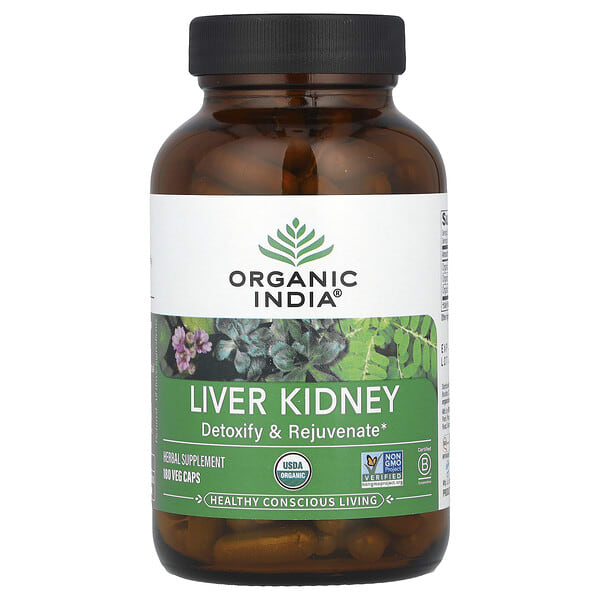 ori63508_v_24.jpg печень и почки, 180 вегетарианских капсул — Organic India