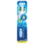 зубная щетка Bacteria Blast, средняя, 2 шт. — Oral-B