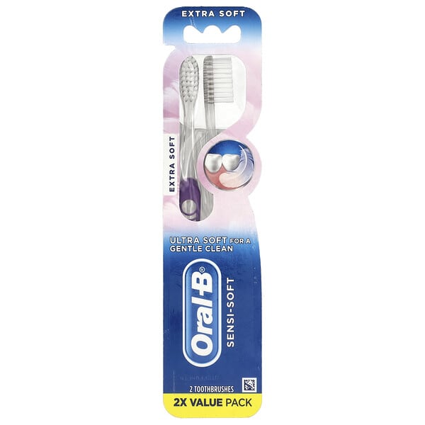 orl10430_v_12.jpg Sensi-Soft, зубные щетки, Extra-Soft, 2 зубные щетки — Oral-B