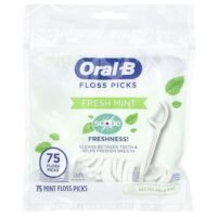Scope Floss Picks, свежая мята, 75 зубочисток — Oral-B