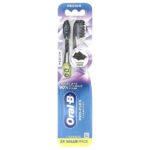 Угольная зубная щетка Pro-Flex, средний размер, 2 шт. В упаковке — Oral-B