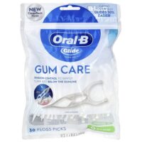 Glide, уход за деснами, наборы для чистки зубов, без добавок, 30 шт. — Oral-B