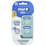 Glide Floss, Pro Health, комфорт плюс, мятный вкус, 2 тюбика по 40 м (43,7 ярда) — Oral-B