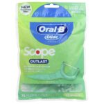 Glide, Scope Outlast, выбор зубной нити, мятный вкус, 75 шт. — Oral-B