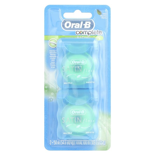 orl82585_v_9.jpg Complete, SATINfloss, мята, 2 шт. В упаковке, 50 м (54,6 ярда) — Oral-B