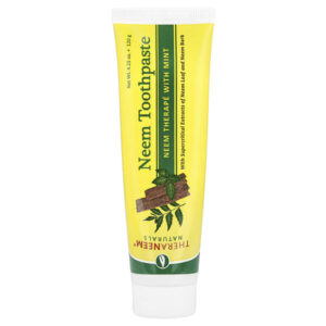 TheraNeem® Naturals, зубная паста с ним, терапевтический эффект мяты, 120 г (4,23 унции) — Organix South