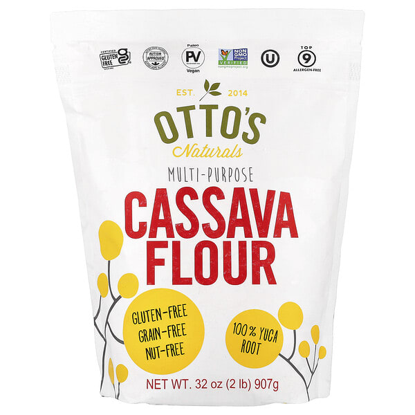 ott00000_v_15.jpg Otto's Naturals, универсальная мука из кассавы, 907 г (2 фунта)