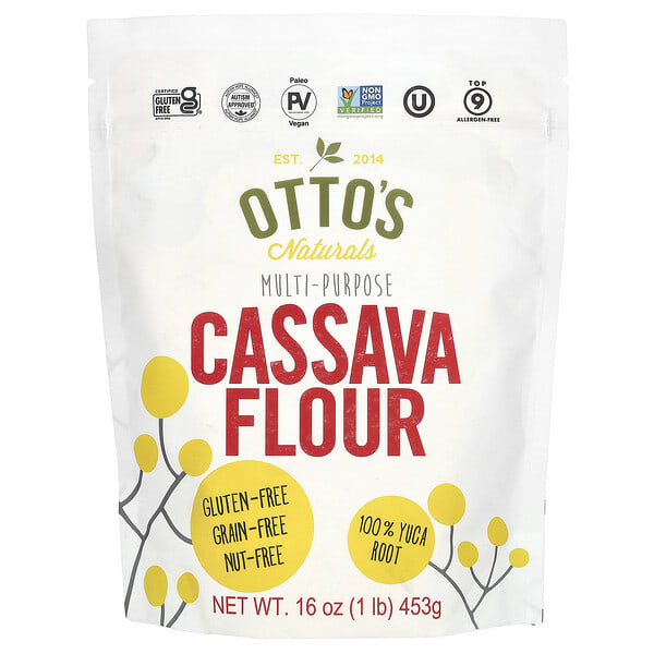 ott00006_v_6.jpg Otto's Naturals, универсальная мука из кассавы, 453 г (16 унций)