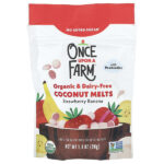 Organic Coconut Melts, для малышей, клубника и банан, 28 г (1 унция) — Once Upon A Farm