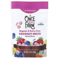 Organic Coconut Melts, для малышей, ягодное ассорти, 28 г (1 унция) — Once Upon A Farm