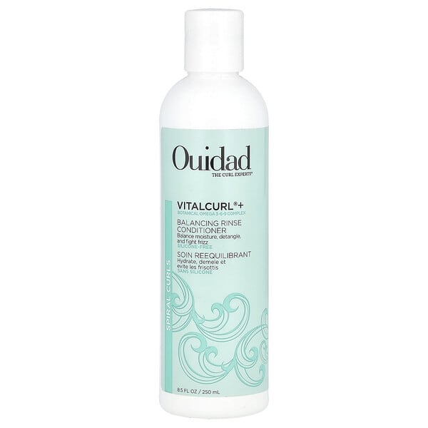 oui01310_v_8.jpg VitalCurl® +, балансирующее ополаскивание, кондиционер, спиральные локоны, 250 мл (8,5 жидк. унц.) — Ouidad