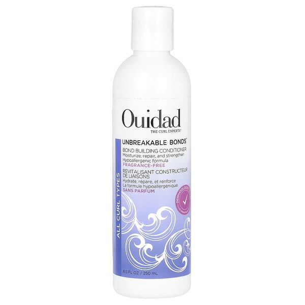 oui49380_v_8.jpg Unbreakable Bonds™, кондиционер для всех типов локонов, без отдушек, 250 мл (8,5 жидк. унц.) — Ouidad