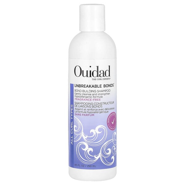 oui49386_v_8.jpg Unbreakable Bonds®, шампунь для укрепления бондинга, для всех типов локонов, без отдушек, 250 мл (8,5 жидк. унц.) — Ouidad