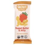 протеиновый батончик, арахисовая паста и желе, 55 г (1,9 унции) — Skout Organic