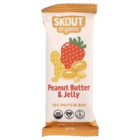 протеиновый батончик, арахисовая паста и желе, 55 г (1,9 унции) — Skout Organic