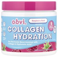 Collagen Hydration, малиновая роза, 152,5 г (5,4 унции) — Obvi