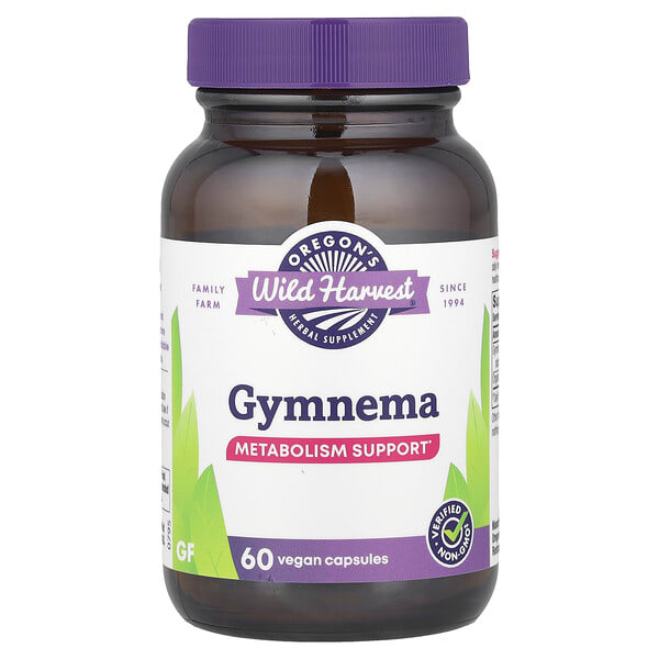 owh00403_v_8.jpg Gymnema`` 60 веганских капсул — Oregon's Wild Harvest