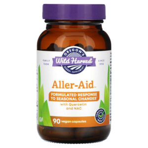 Aller-Aid with Quercetin and NAC, 90 Vegan Capsules — Oregon's Wild Harvest