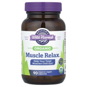 Organic Muscle Relax™, 90 веганских капсул — Oregon's Wild Harvest