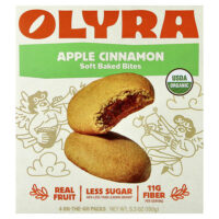 Soft Baked Bites, яблоко и корица, 4 пакетика On the Go, 150 г (5,3 унции) — Olyra