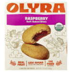 Soft Baked Bites, со вкусом малины, 4 пакетика On the Go по 37,5 г (1,32 унции) — Olyra