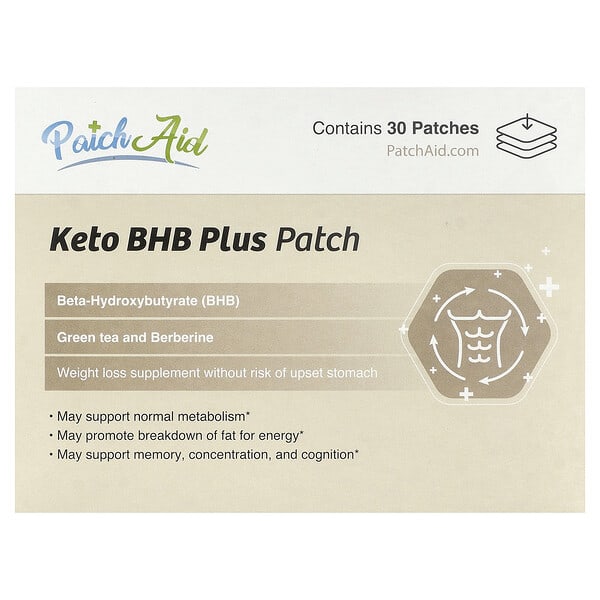 pad29870_v_4.jpg Keto BHB Plus, патч, 30 патчей — PatchAid