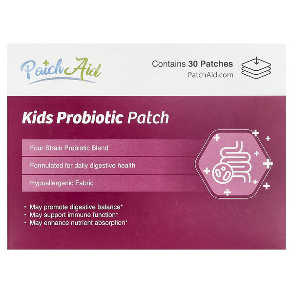 pad58583_v_4.jpg детский патч с пробиотиком, 30 шт. — PatchAid