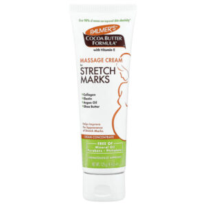 Cocoa Butter Formula®, с витамином E, массажный крем для против растяжек, 125 г (4,4 унции) — Palmer's
