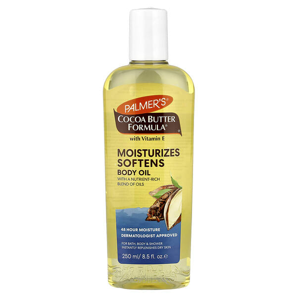pal04170_v_30.jpg Cocoa Butter Formula, увлажняющее масло для тела, с легким запахом, 250 мл (8,5 жидк. унций) — Palmer's
