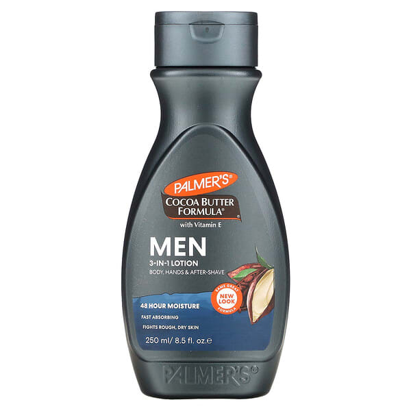 pal04580_v_11.jpg Cocoa Butter Formula® с витамином E, для мужчин, 3 лосьона в составе, 250 мл (8,5 жидк. унции) — Palmer's