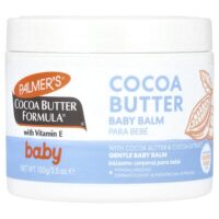 Baby, Cocoa Butter Formula® с витамином E, детский бальзам с какао-маслом, 100 г (3,5 унции) — Palmer's