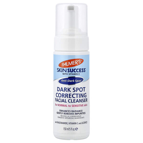 pal07515_v_27.jpg Skin Success with Vitamin E, очищающее средство для лица, корректирующее темные пятна, 150 мл (5 жидк. унц.) — Palmer's