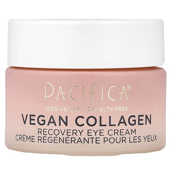 pap30451_v_58.jpg Vegan Collagen, Восстанавливающий крем для кожи вокруг глаз, 0,5 жидкой унции (15 мл) — Pacifica