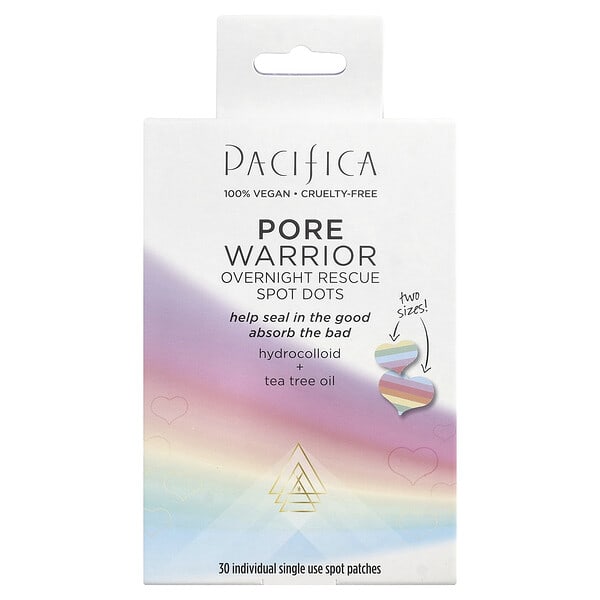 pap30519_v_31.jpg Pore Warrior, Overnight Rescue Spot Dots, 30 отдельных патчей — Pacifica